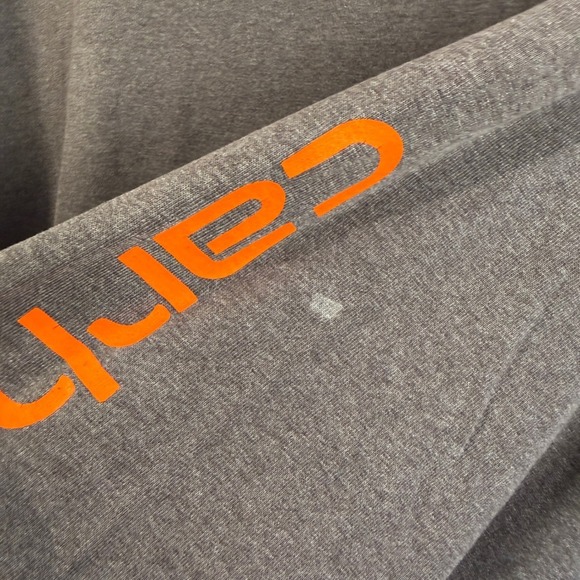 Carhartt Mens 2XL Tall Long Sleeve Gray Original Fit Logo Graphic T-Shirt - Picture 8 of 8